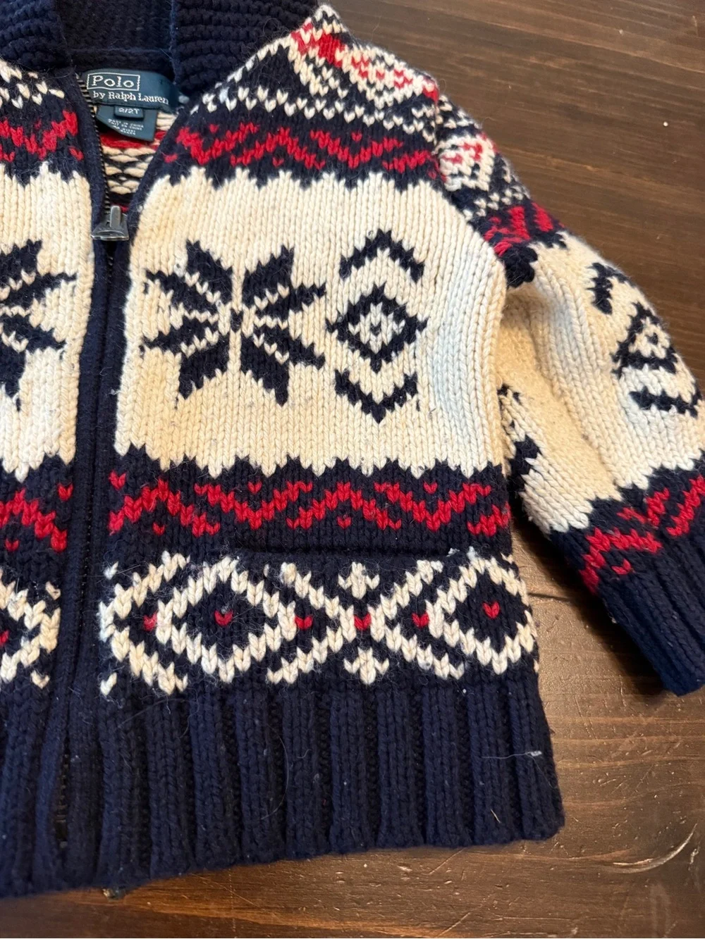 Vintage Polo Ralph Lauren Cowichan Sweater RARE 2T